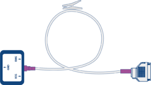 EX14 : BOITIER DE CONNEXION D'ELECTRODES