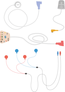 KH03 : KIT CAPTEURS PSG HYPNEA 2